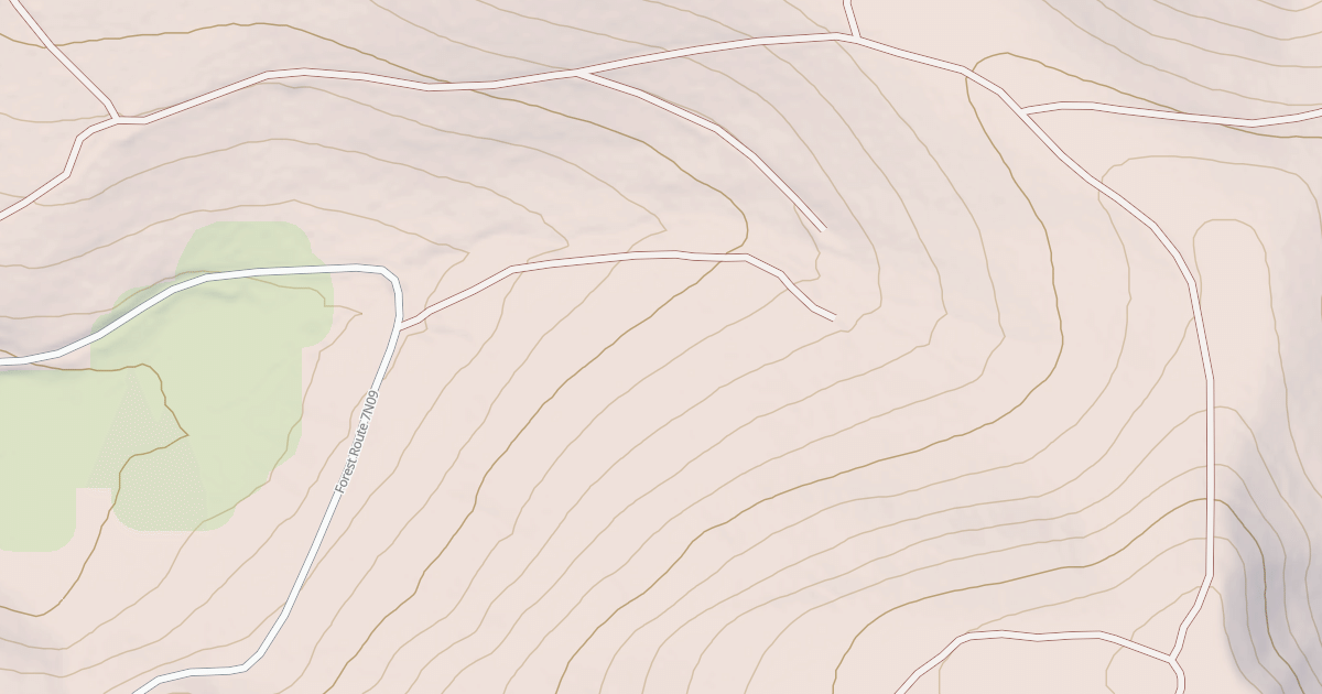 Map preview of USFS National Forest System Roads {1B6F2AFE-A519-40D8-BBE3-A4CC2DF068D7}