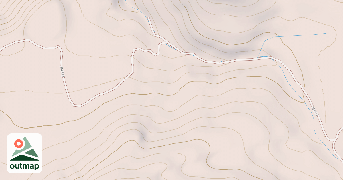 Map of USFS Motor Vehicle Use Map Trails 8441