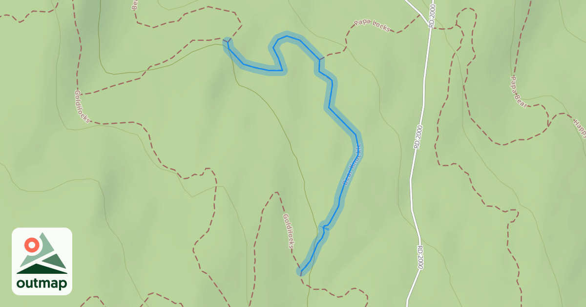 Map of Bear Knuckle