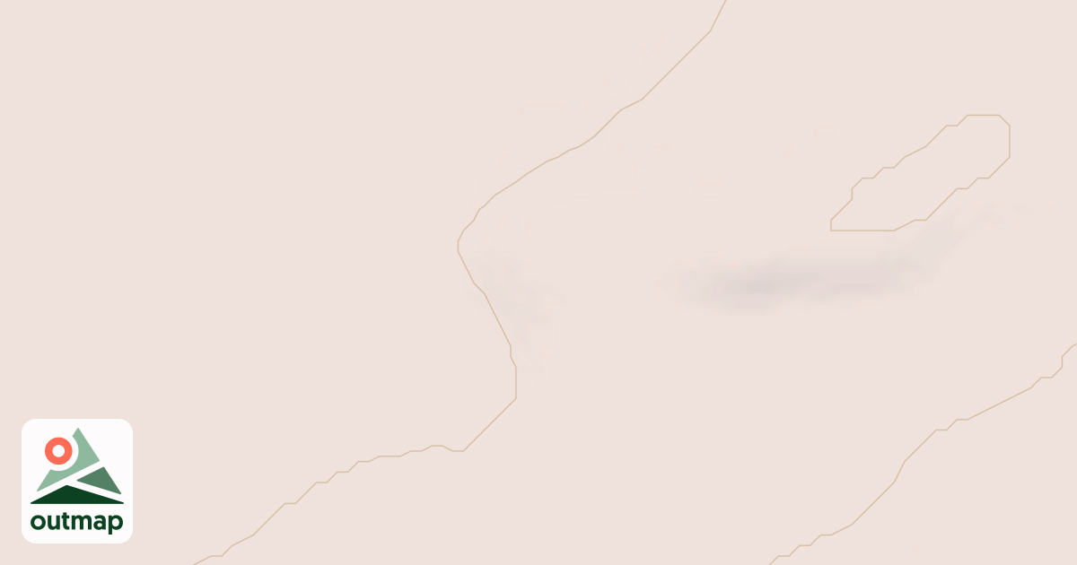 Map of Middle Fork Chulitna