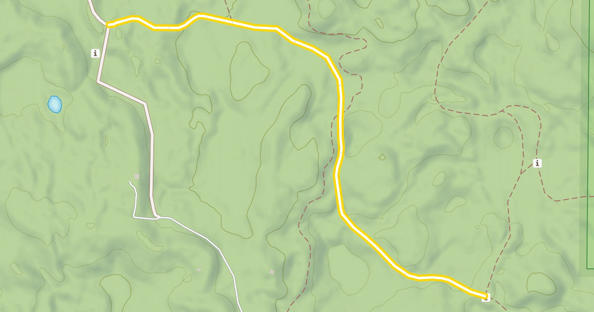 Map preview of Tony Wise Trail