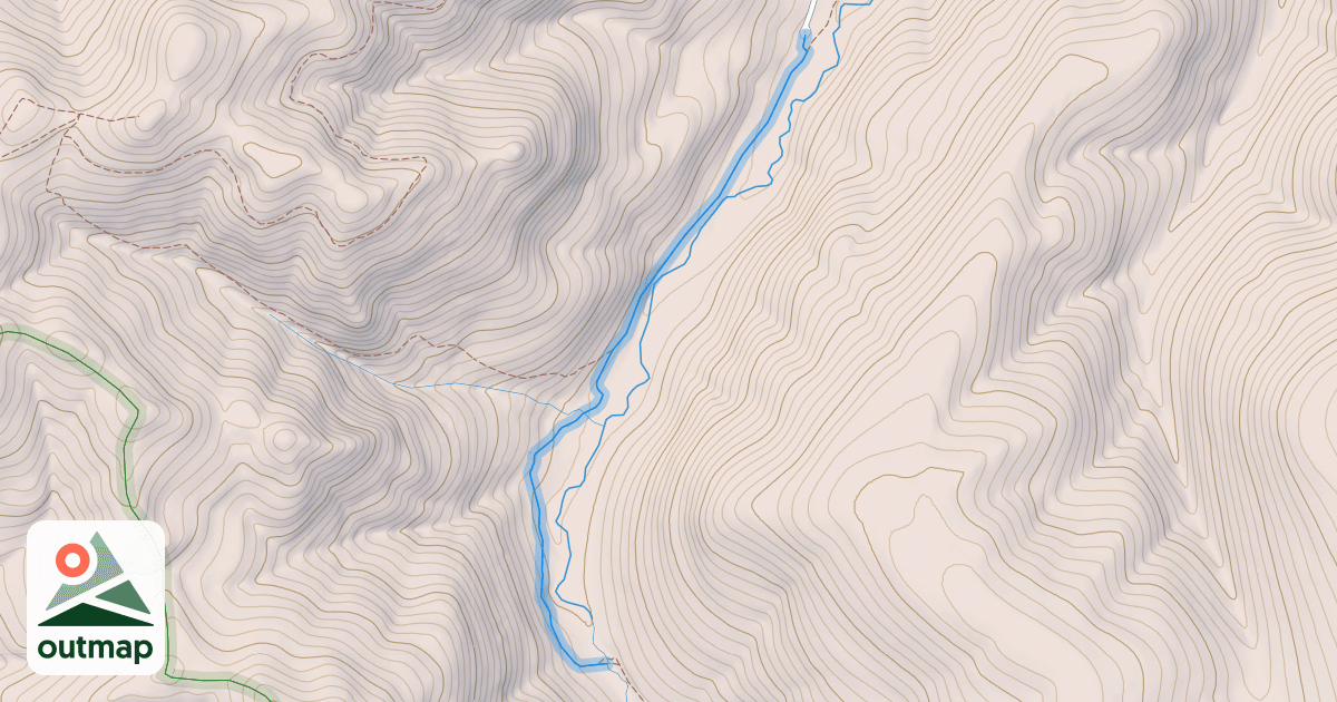 Map of Blackfoot Meadows Trail