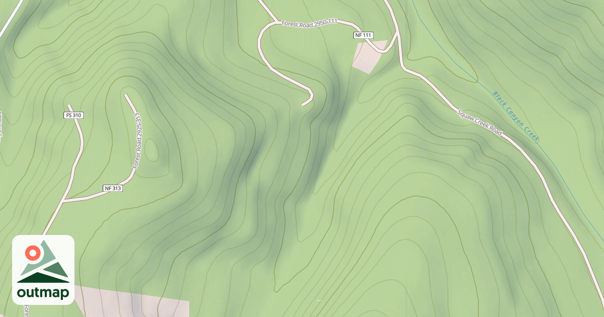 Map of BANJO T.S.