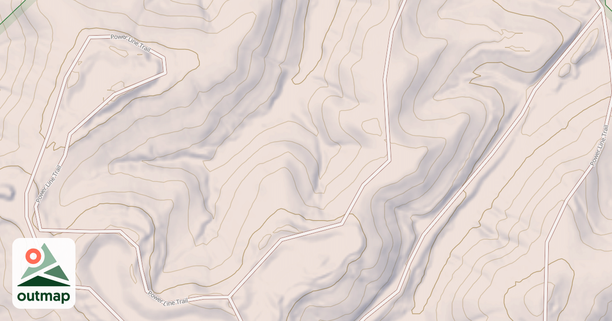 Map of Powerline Trail