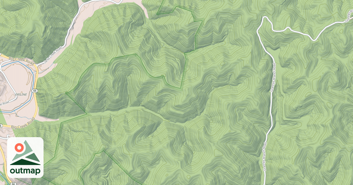 Map of 1604A