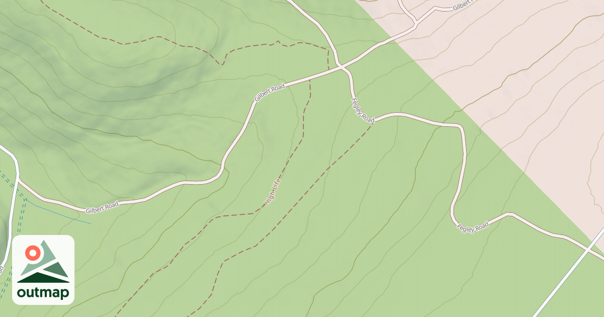 Map of Michaux State Forest – Snowmobile Trail System (Northern)