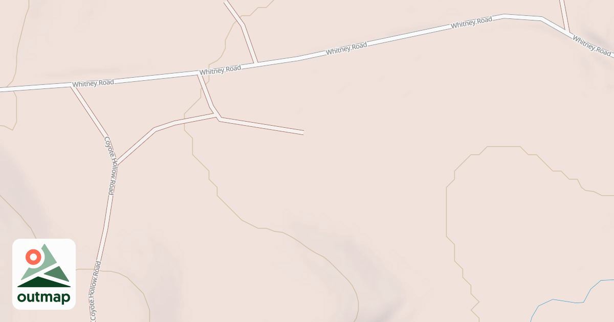 Map of COYOTE HOLLOW EAST