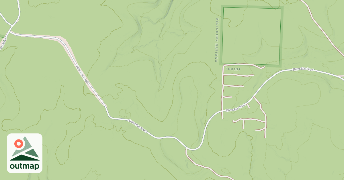 Map of SLATER RUN