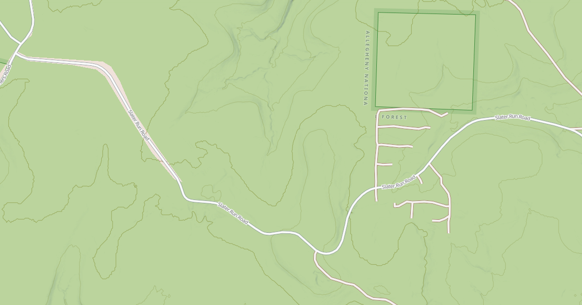 Map preview of SLATER RUN