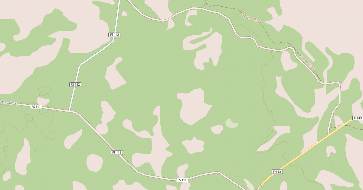 Map preview of USFS National Forest System Roads {4F00B16B-143A-4A30-BBBC-BAAE38DE2FE3}