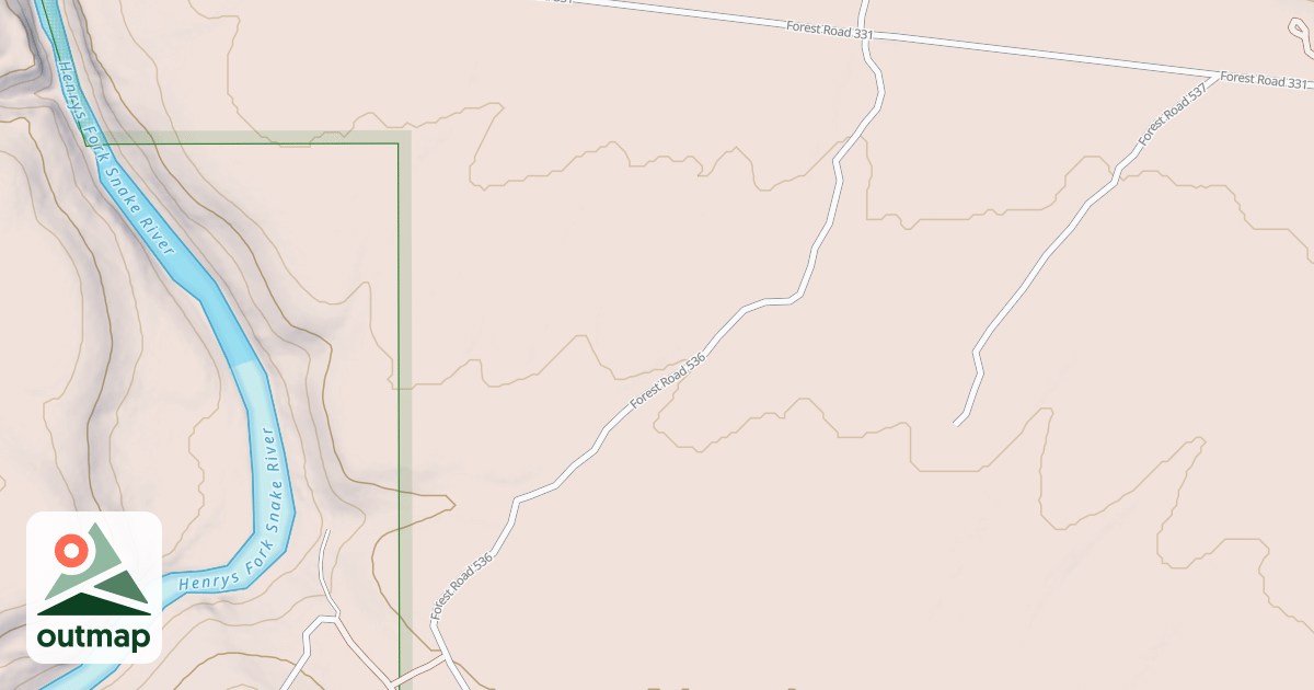 Map of COFFEE POT LODGE SPUR