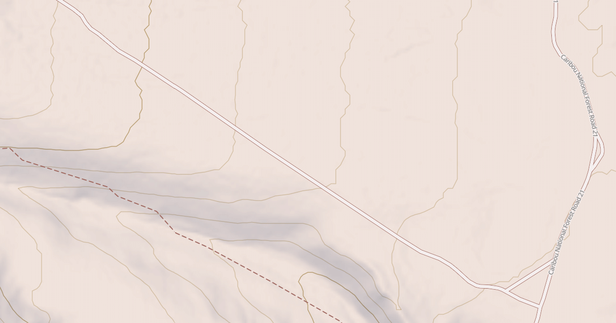 Map preview of NORTH PEBBLE FLAT