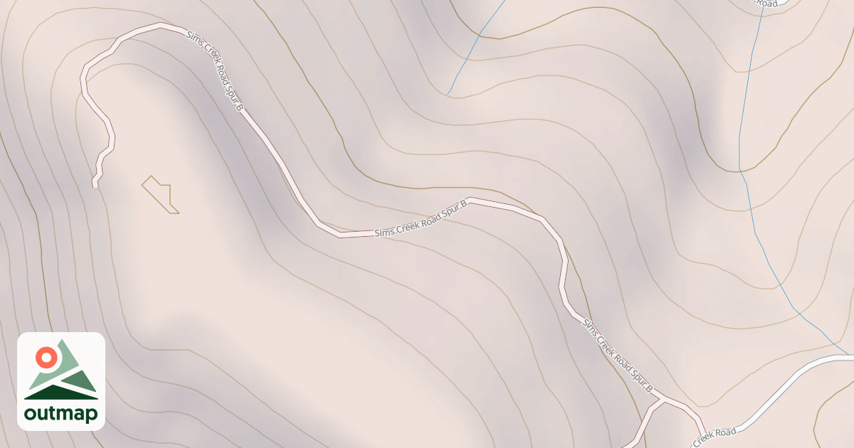 Map of SIMS CREEK