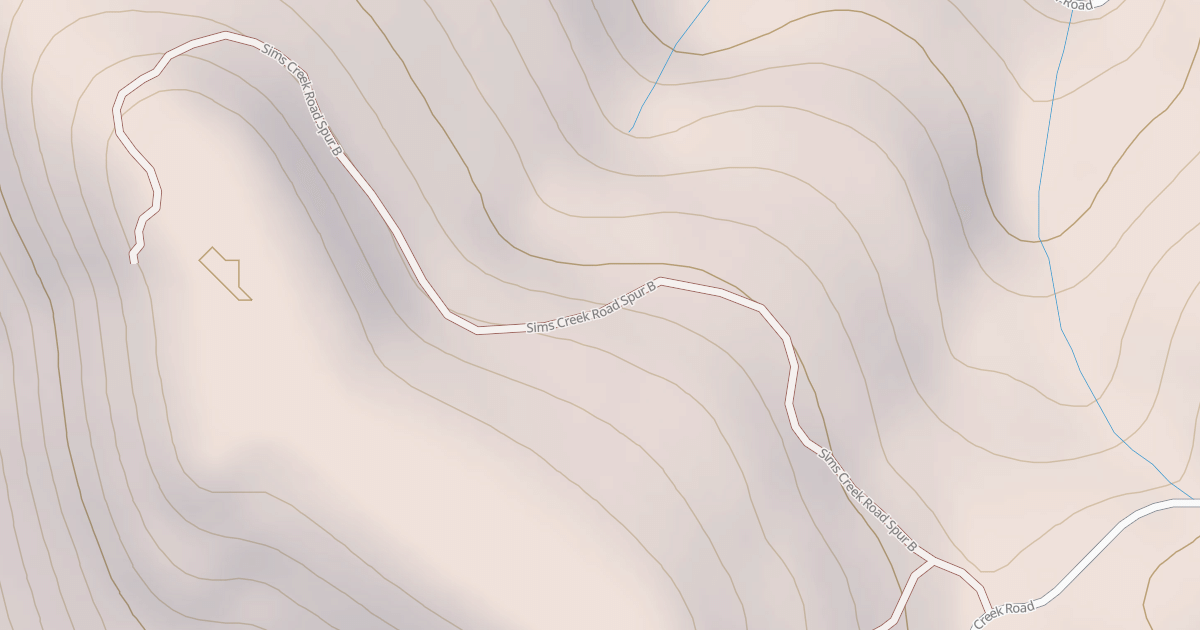 Map preview of SIMS CREEK