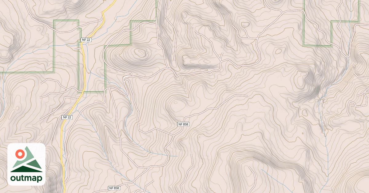 Map of USFS National Forest System Roads {0F62A30C-E19A-4E40-B553-081B02FFFFE0}