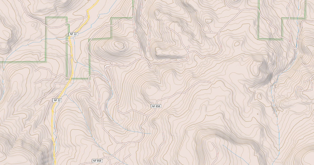Map preview of USFS National Forest System Roads {0F62A30C-E19A-4E40-B553-081B02FFFFE0}