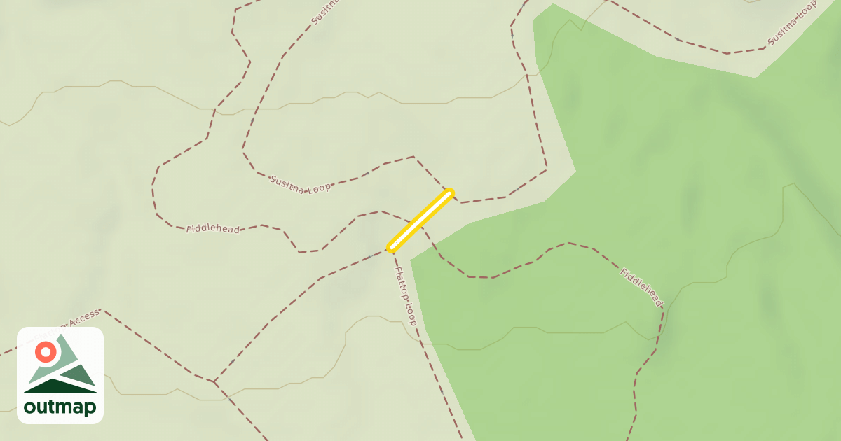 Map of Flattop Access