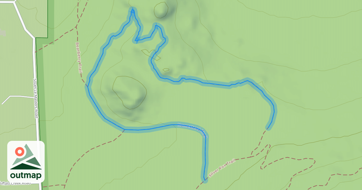 Map of Homestead Trail