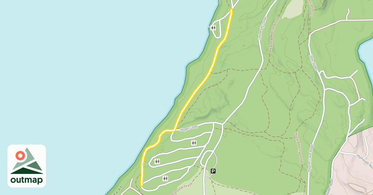 Map of Peninsula Trail
