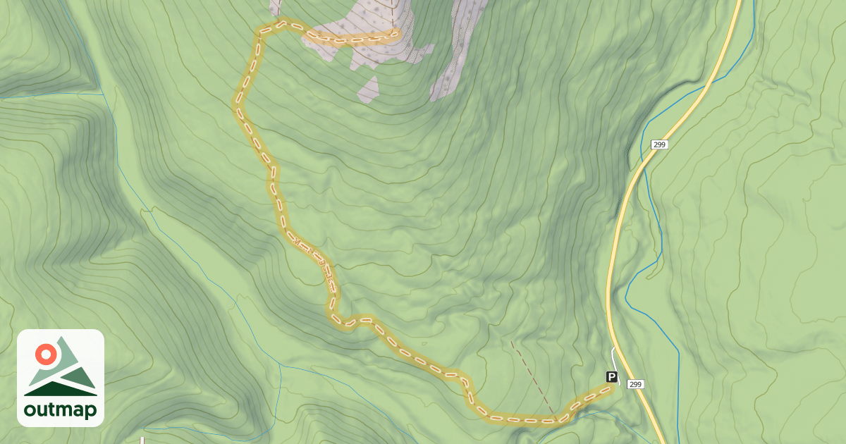 Map of Sentier des Vaches