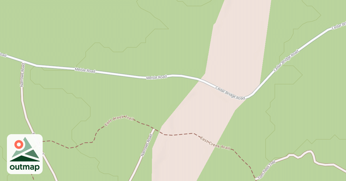 Map of Tom Field Trail