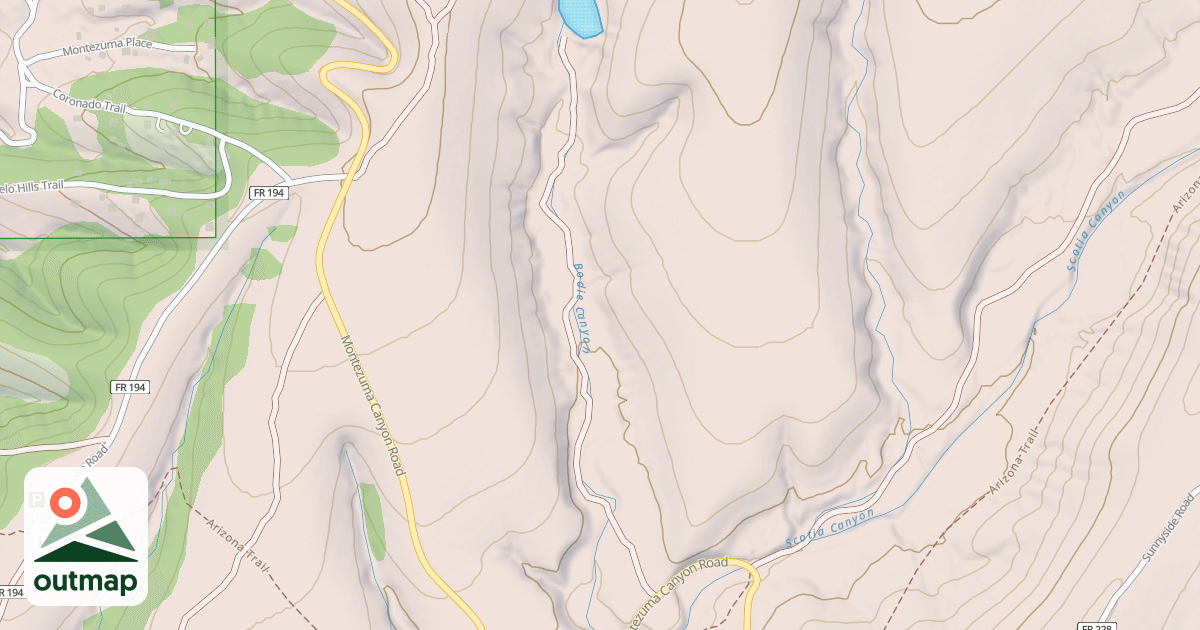 Map of HANNA TANK