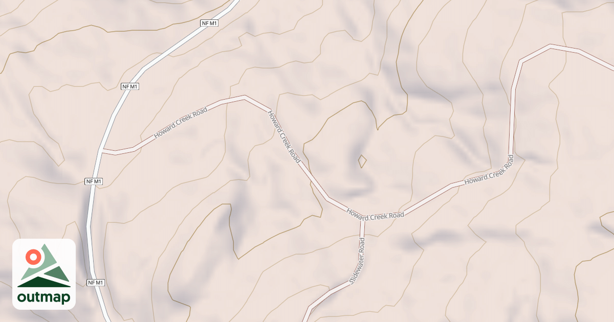 Map of HOWARD CREEK
