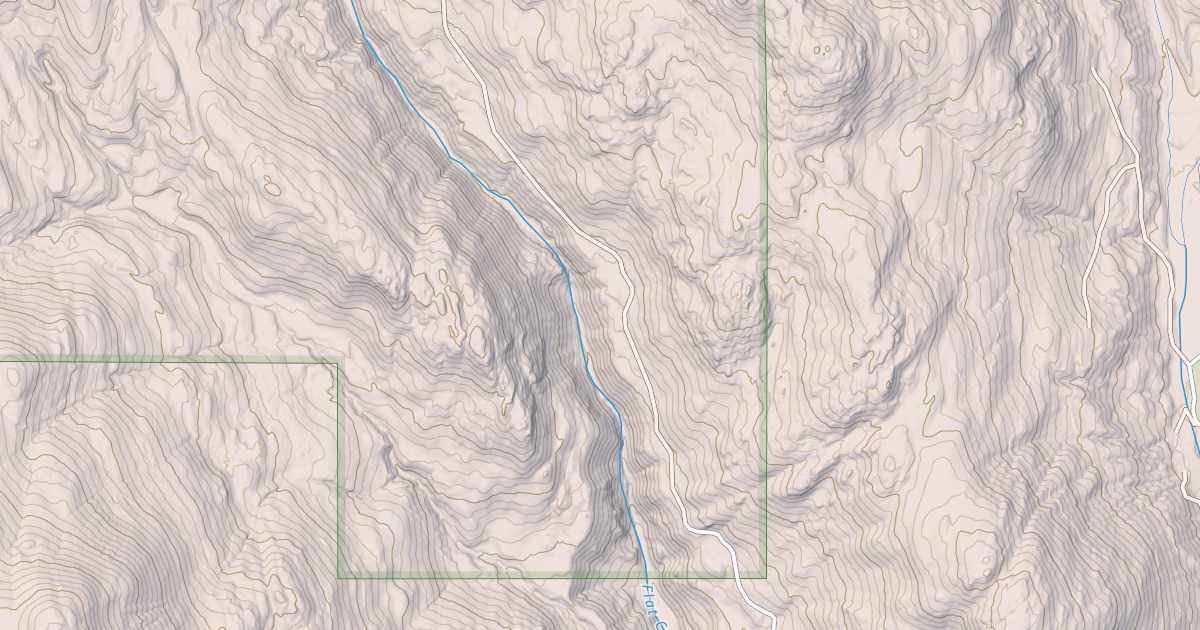 Map preview of FLAT CREEK