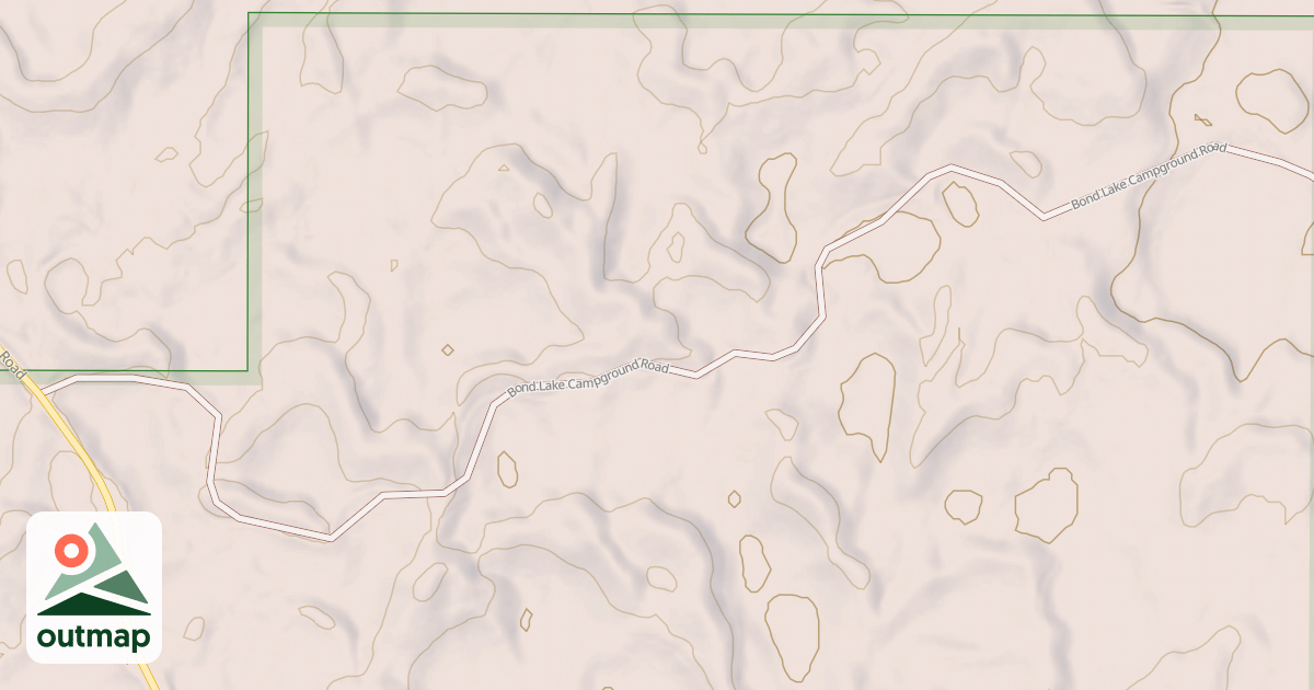 Map of BOND LAKE CAMPGROUND