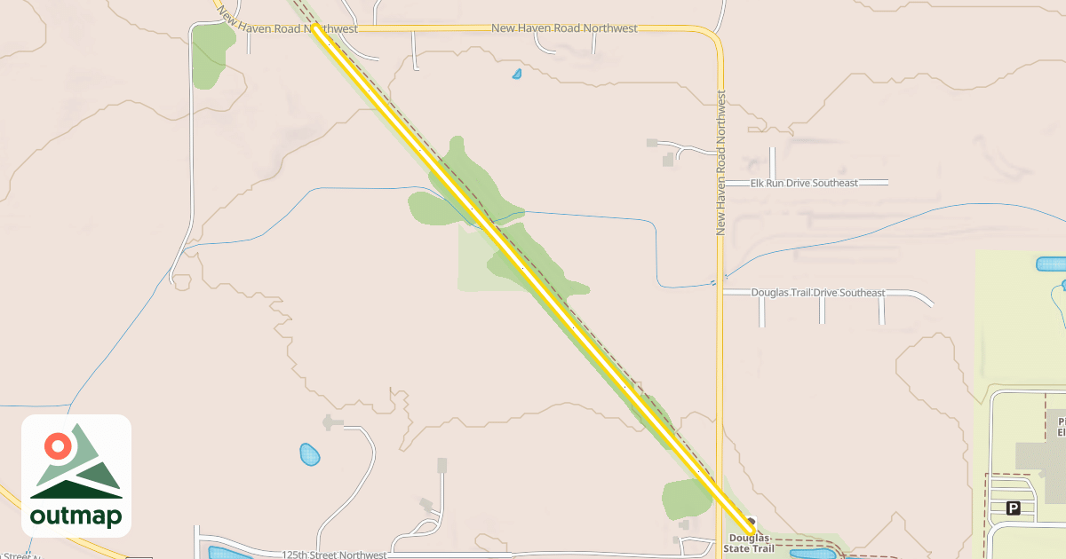 Map of Douglas State Trail