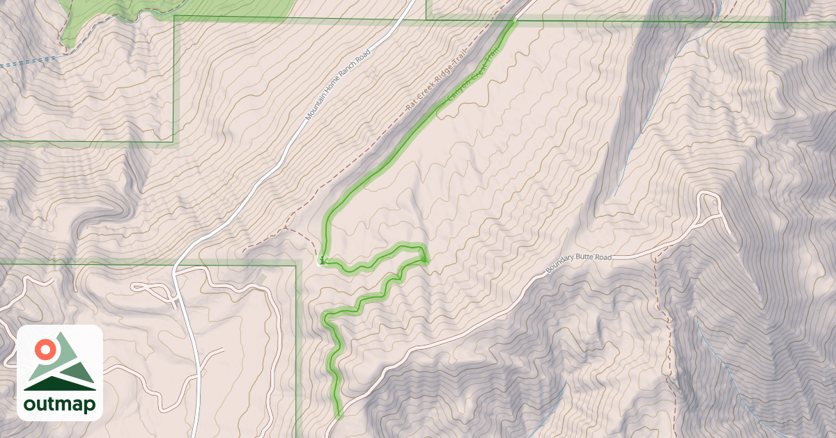 Map of Canyon Crest Trail