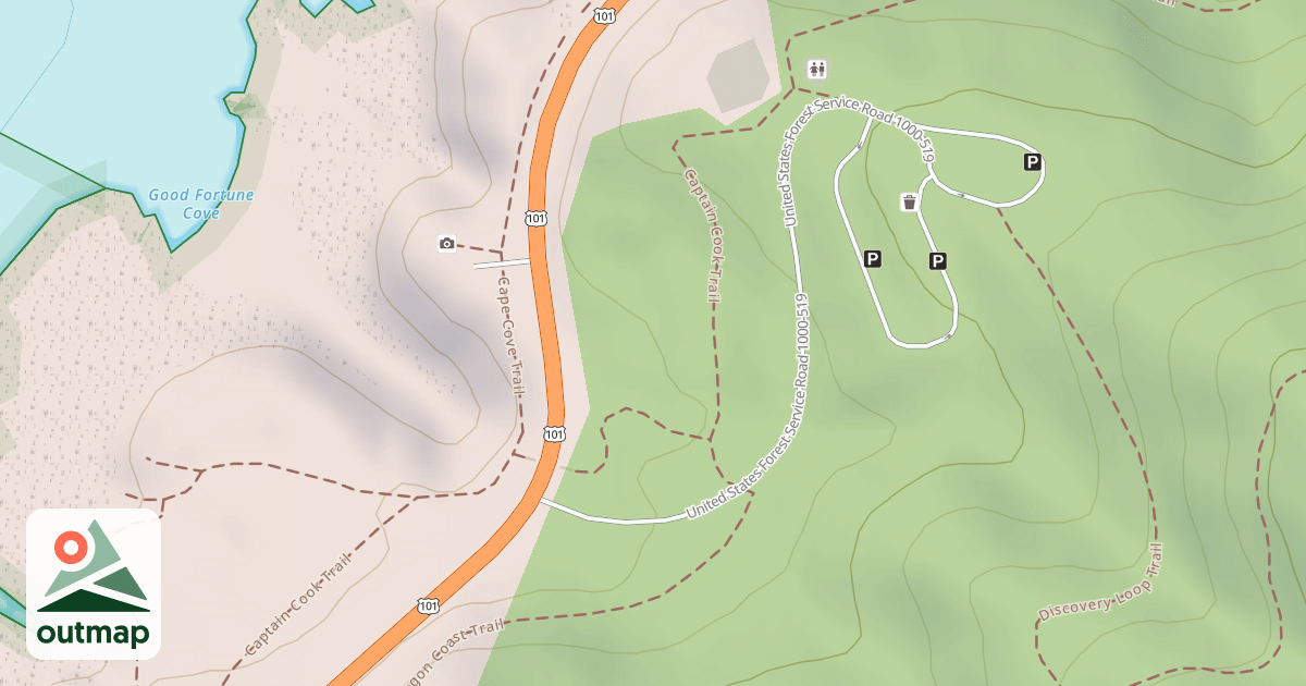 Map of CAPE PERPETUA VC