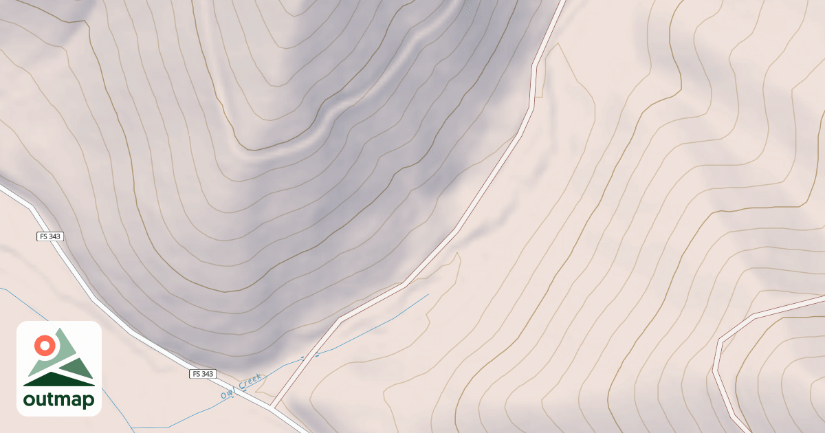 Map of BURDETTE CREEK