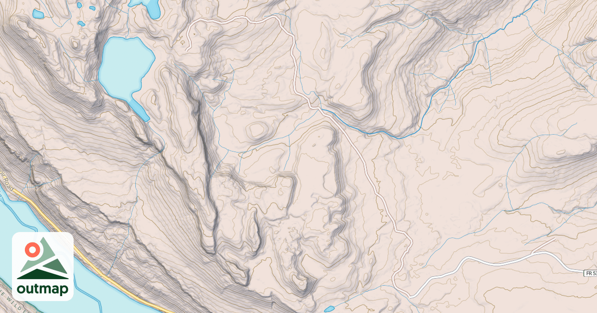 Map of LOST LAKES