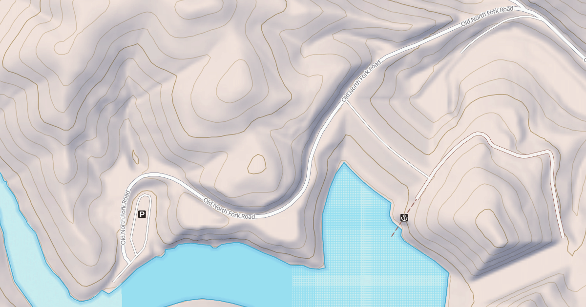 Map preview of POUND BOAT LAUNCH