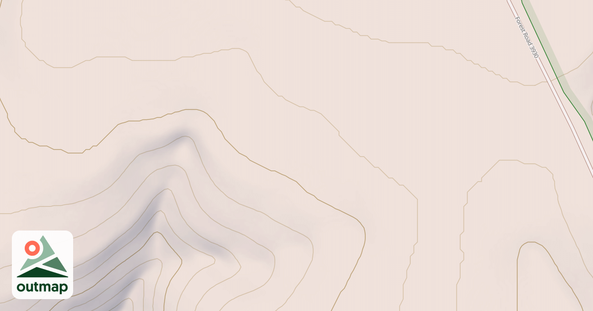 Map of MUD SPUR
