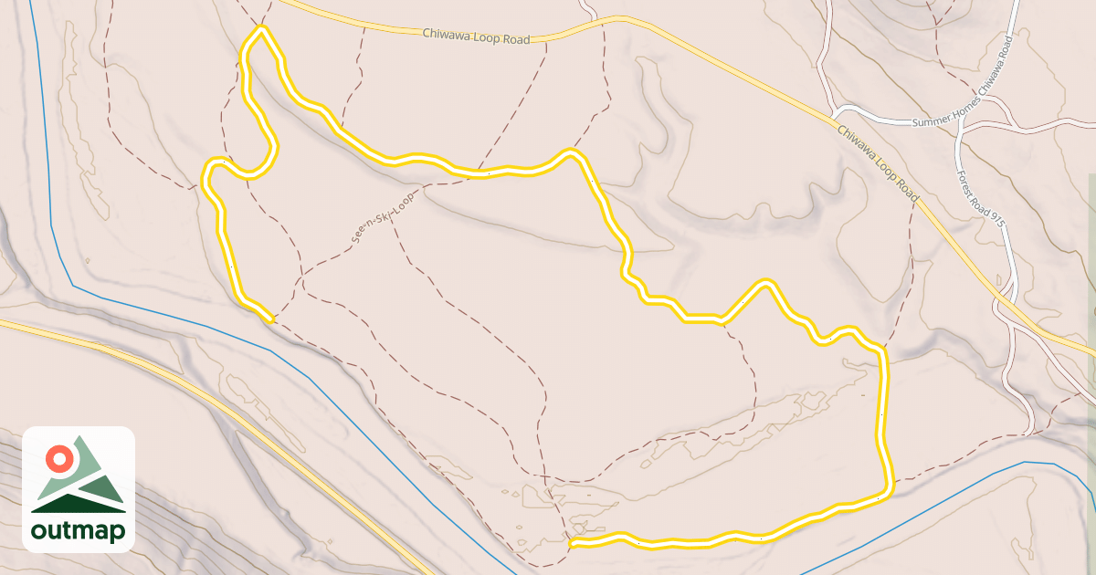 Map of See-n-Ski Loop