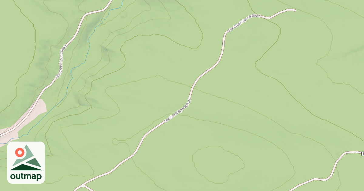 Map of FOX CREEK SPUR B