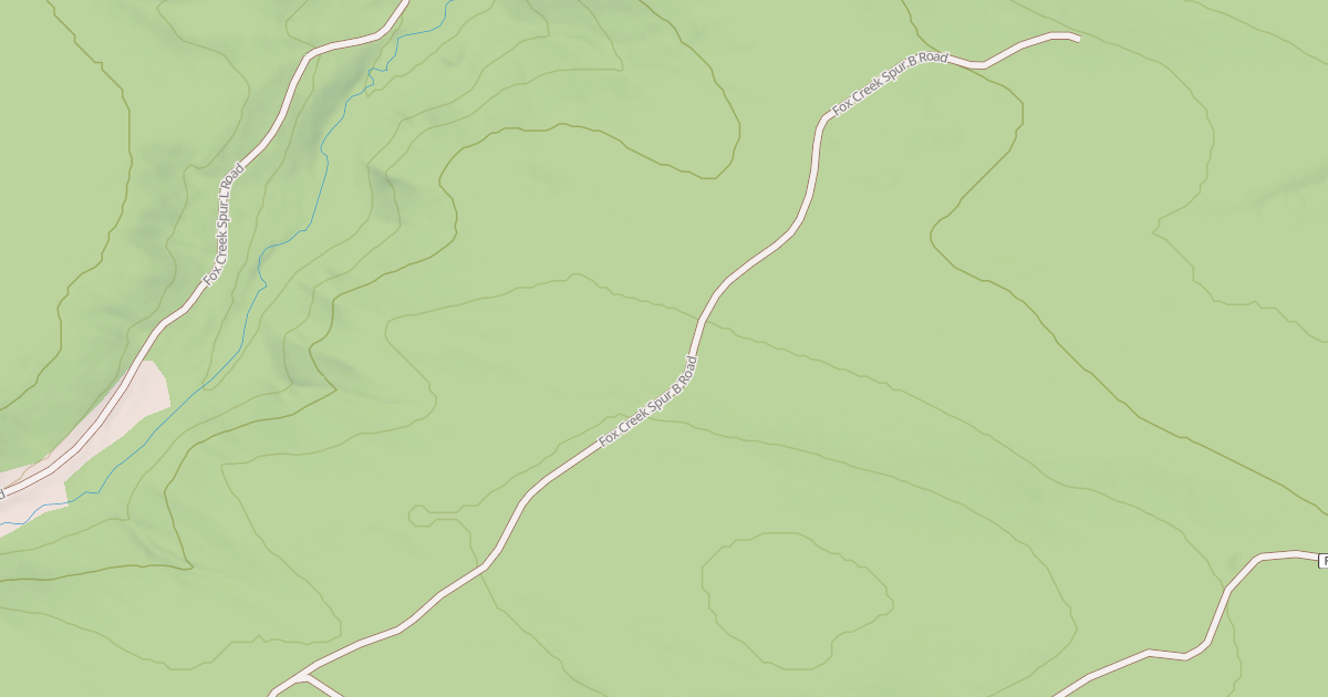 Map preview of FOX CREEK SPUR B