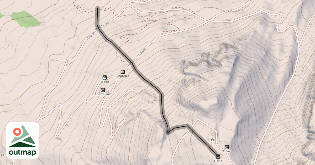 Map of La Noire des Pylônes