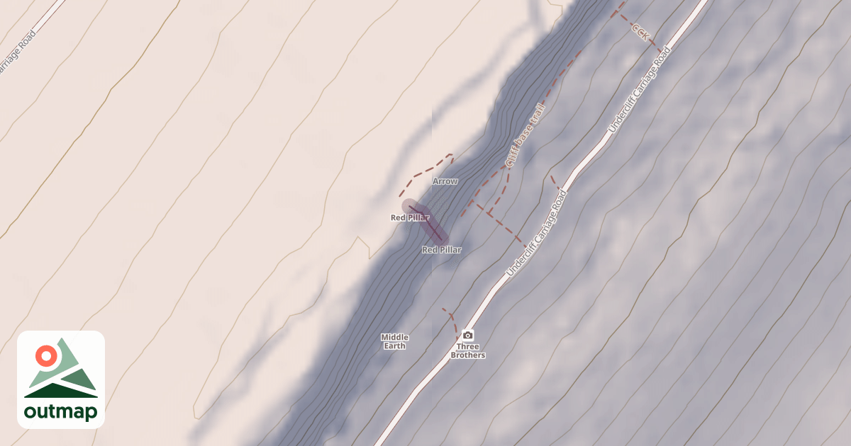 Map of Red Pillar