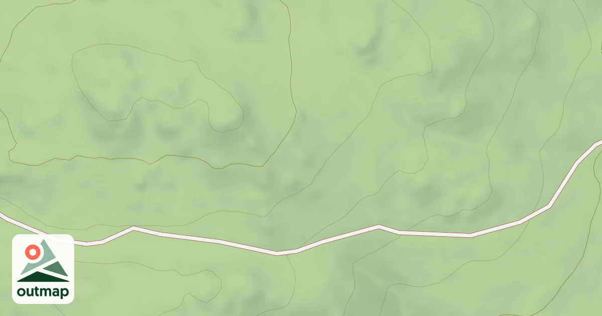 Map of BIG JOHN MOUNTAIN SPUR