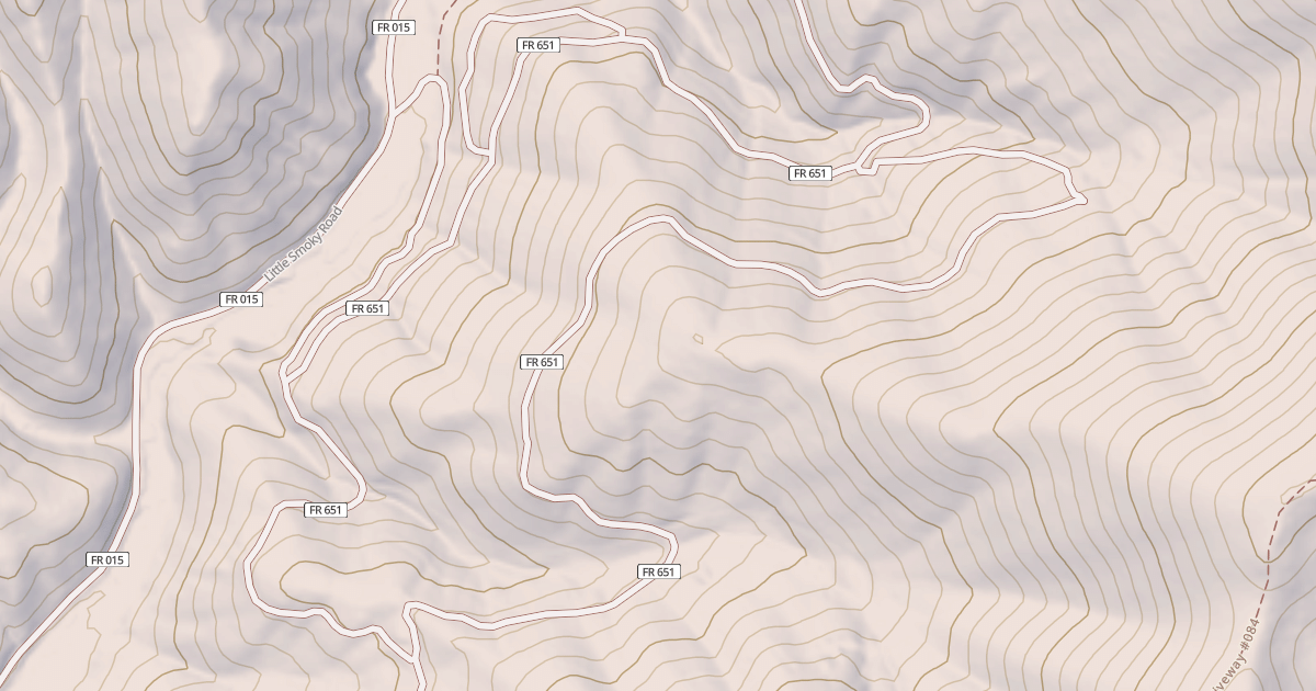 Map preview of PINE CREEK N JEEP SOUTH SPUR