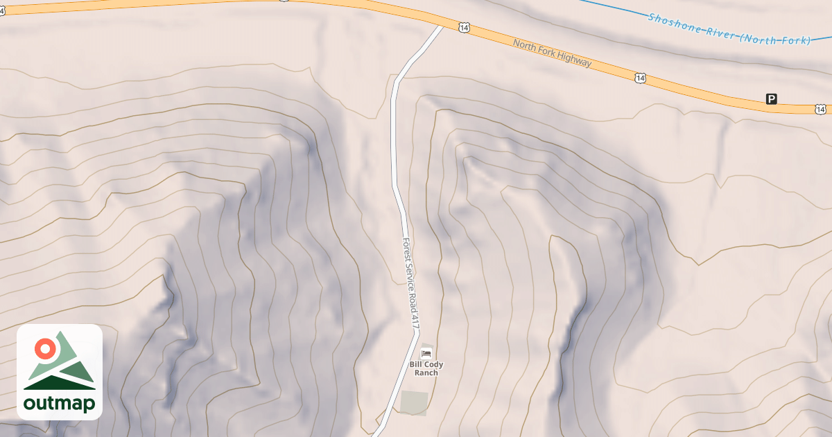 Map of BILL CODY LODGE