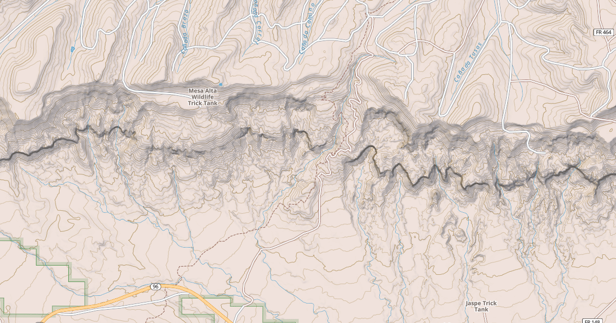 Map preview of MESA ALTA CUTOFF
