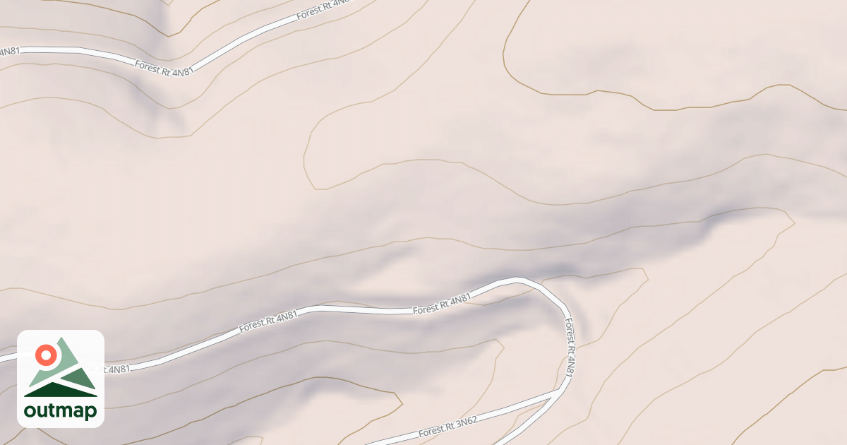 Map of CRANDALL PEAK OHV