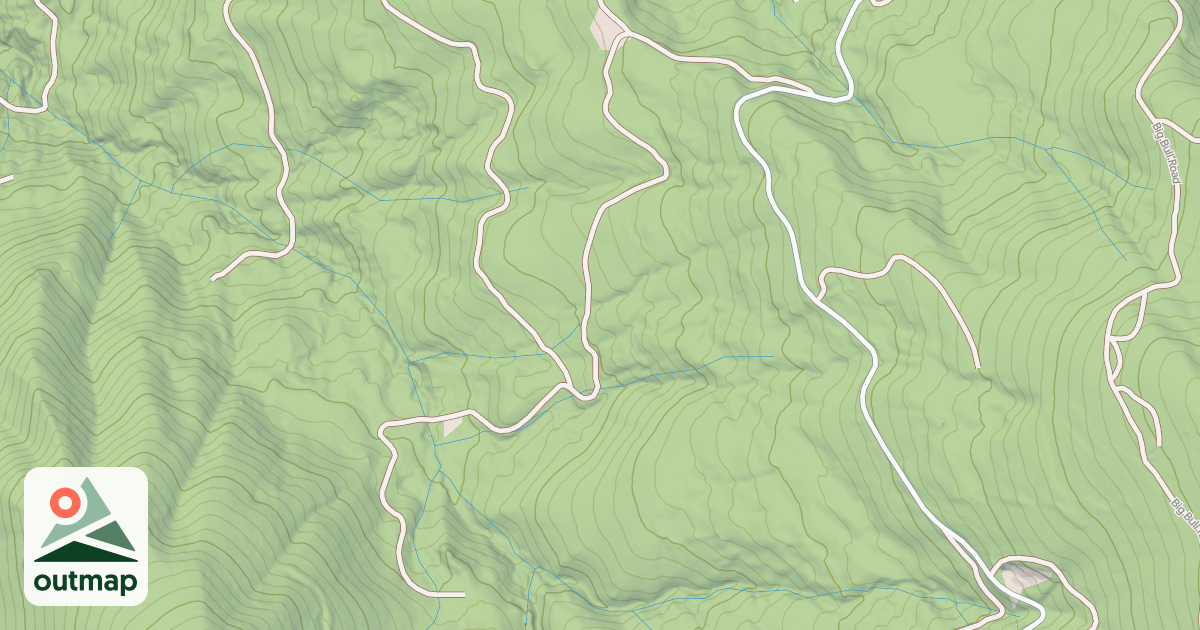 Map of EIGHT GULCH SPUR