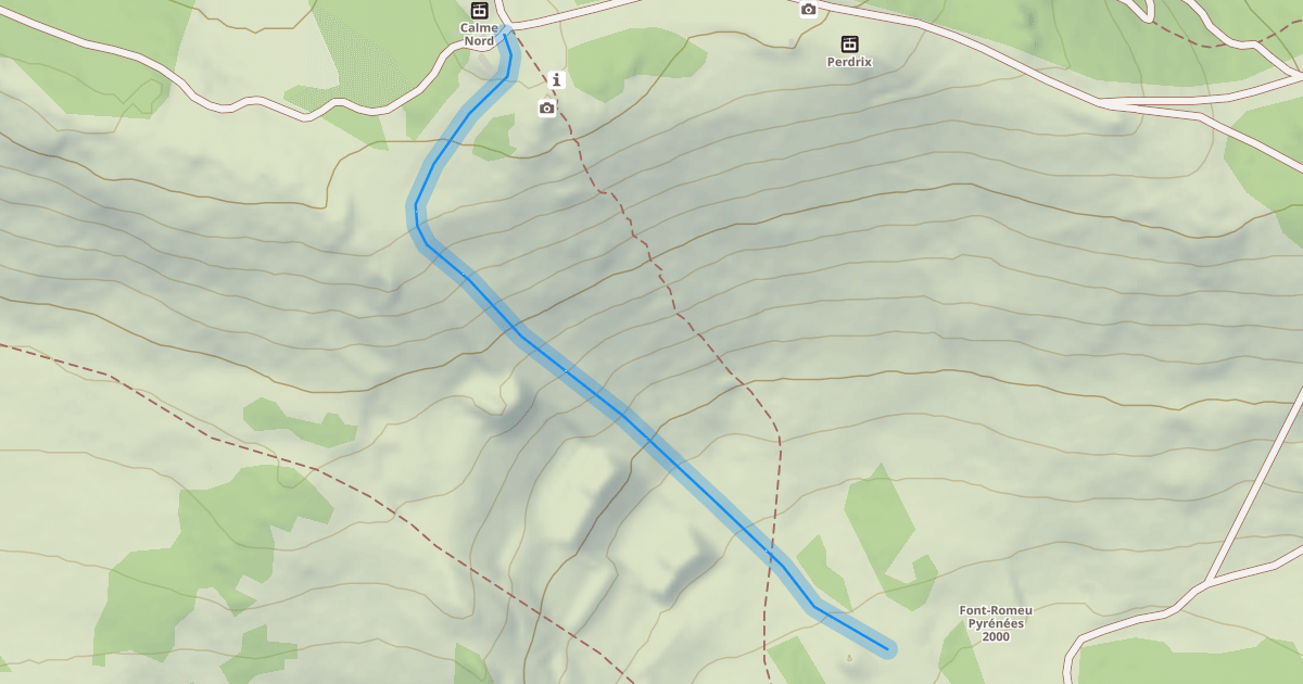 Map preview of Ski plan du Roc