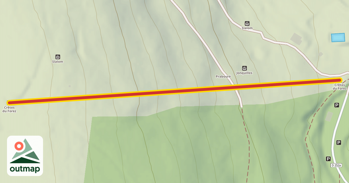 Map of Crêtes du Forez