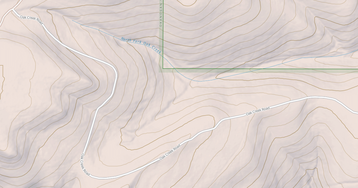 Map preview of OAK CREEK